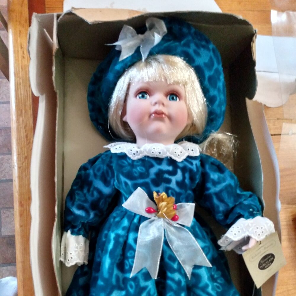 Vintage Collectible Memories Porcelain Doll 16"